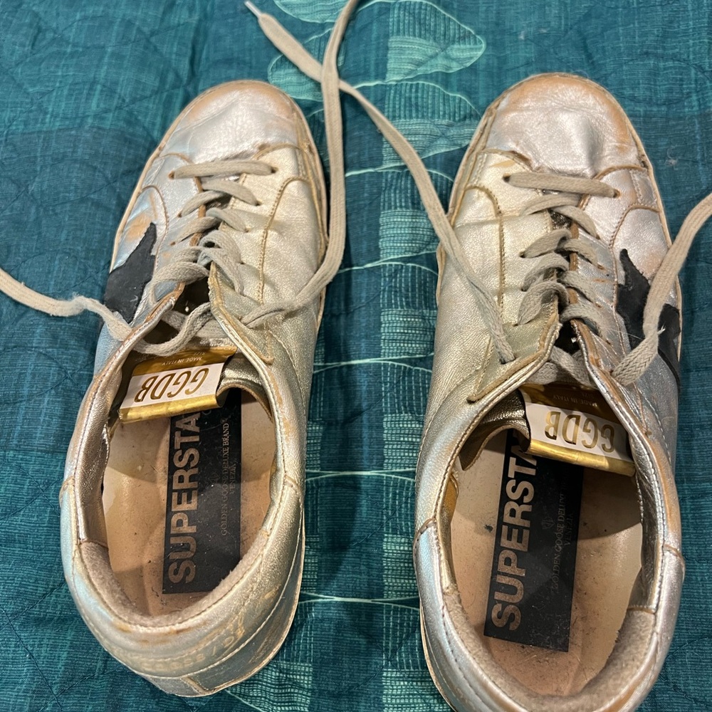 Golden Goose Metallic Sneakers size 38